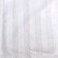 600TC Pair of Wide Self Striped Standard Pillowcases Pink - Magdasmall