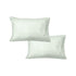 600TC Pair of Wide Self Striped Standard Pillowcases Tea - Magdasmall