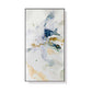 60cmx120cm Abstract Watercolour Style Black Frame Canvas Wall Art