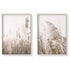 60cmx90cm Pampas Grass 2 Sets Wood Frame Canvas Wall Art - Magdasmall