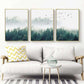 60cmx90cm Mystical Forest  3 Sets Gold Frame Canvas Wall Art - Magdasmall