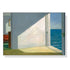 60cmx90cm Room By The Sea By Edward Hopper White Frame Canvas Wall Art - Magdasmall