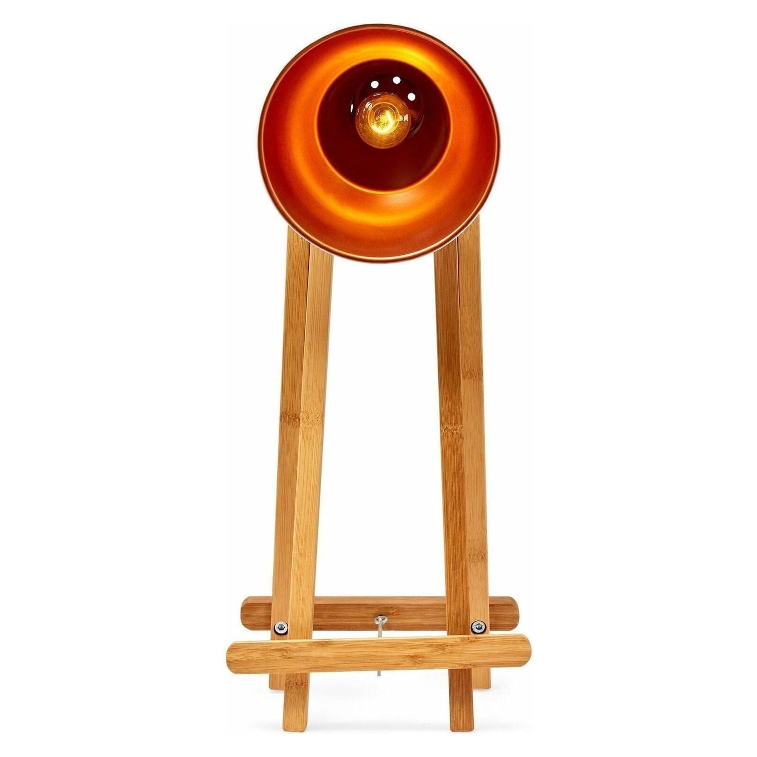 61cm Bamboo Easel Table Lamp Modern Scandi Designer Desk Light Bedroom Office - Magdasmall