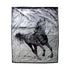 675gsm 2 Ply 3D Print Faux Mink Blanket Queen 200x240 cm Galloping Horse - Magdasmall