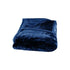 675gsm 2 Ply Solid Faux Mink Blanket Queen 200x240 cm Navy - Magdasmall