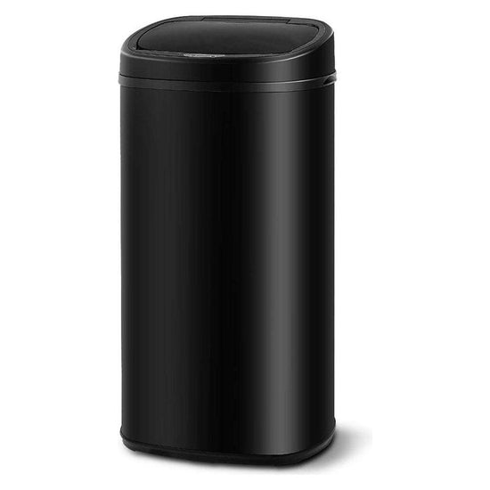 68L Motion Sensor Rubbish Bin - Black - Magdasmall