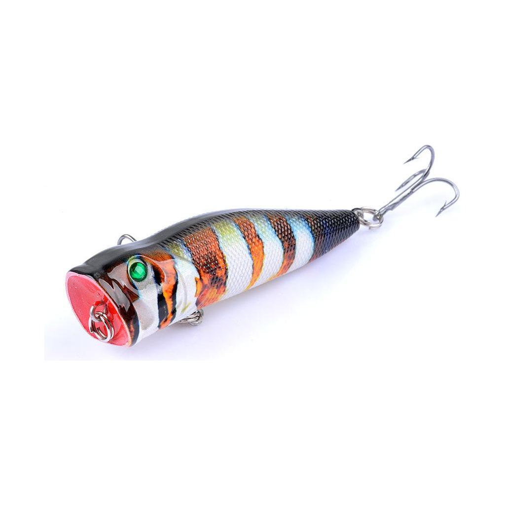 6X 7cm Popper Poppers Fishing Lure Lures Surface Tackle Fresh Saltwater - Magdasmall