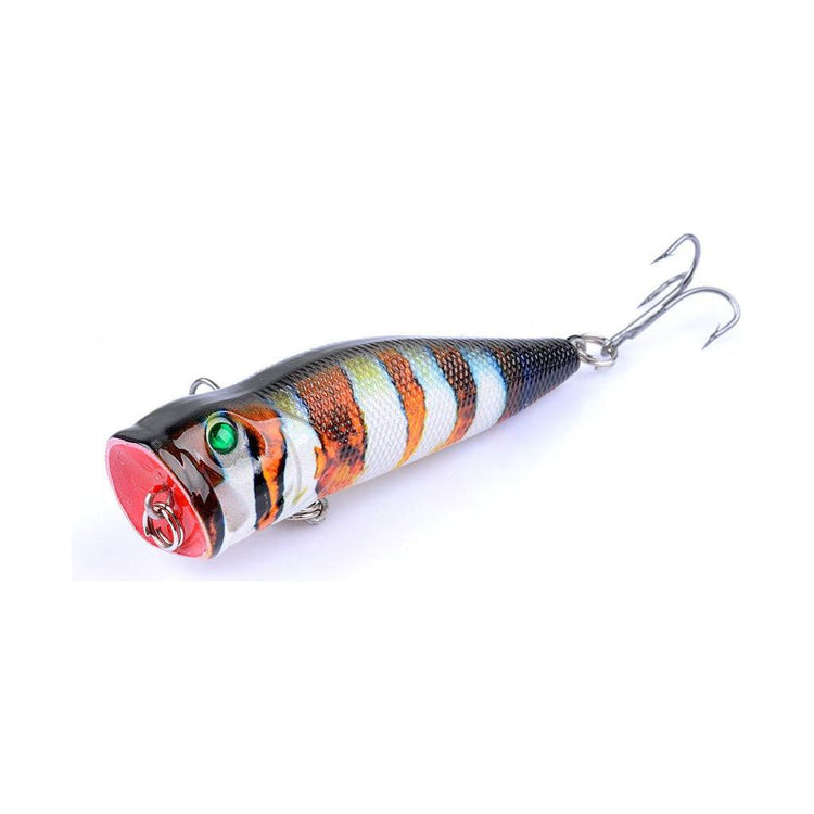 6X 7cm Popper Poppers Fishing Lure Lures Surface Tackle Fresh Saltwater - Magdasmall