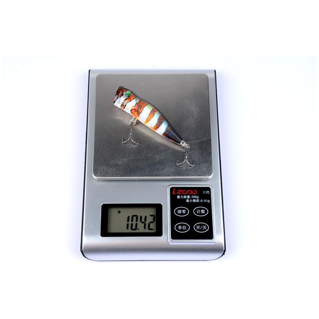 6X 7cm Popper Poppers Fishing Lure Lures Surface Tackle Fresh Saltwater - Magdasmall