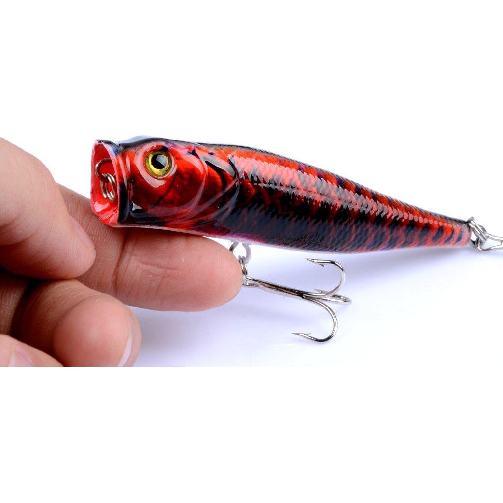 6X 9cm Popper Poppers Fishing Lure Lures Surface Tackle Fresh Saltwater - Magdasmall