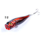 6X 9cm Popper Poppers Fishing Lure Lures Surface Tackle Fresh Saltwater - Magdasmall