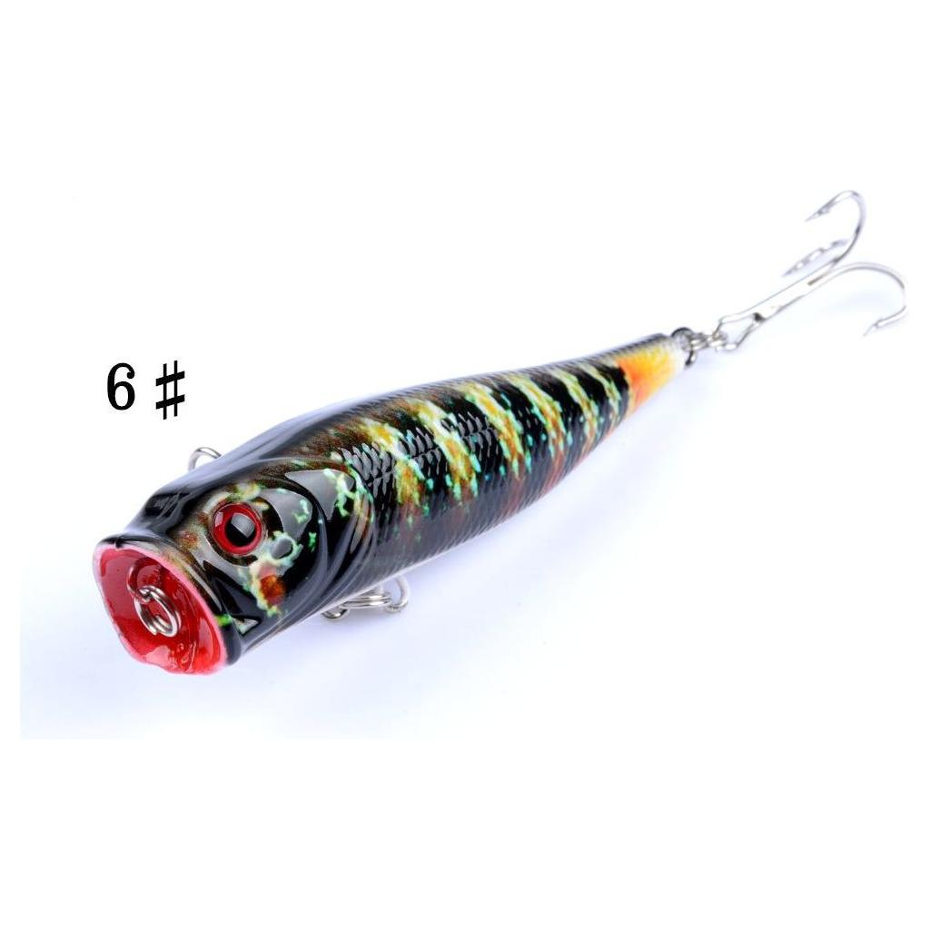 6X 9cm Popper Poppers Fishing Lure Lures Surface Tackle Fresh Saltwater - Magdasmall