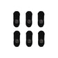 6X Rexy Cushion No Show Ankle Socks Small Non-Slip Breathable BLACK - Magdasmall
