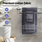 6 Pack Bath Towels Set Cotton Towel Grey - Magdasmall