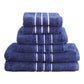 6 Pack Bath Towels Set Cotton Towel Navy - Magdasmall