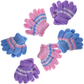 6 Pair Baby Gloves Warm Winter Full Finger Thermal Coral Fleece Kids - Magdasmall
