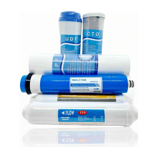 6 Stage RO Water Filter Cartridge Replacement Pack Reverse Osmosis Home System - Magdasmall