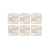 6 pieces of double-layer bowl and dish anti slip square insulation pads (without bracket) - Magdasmall