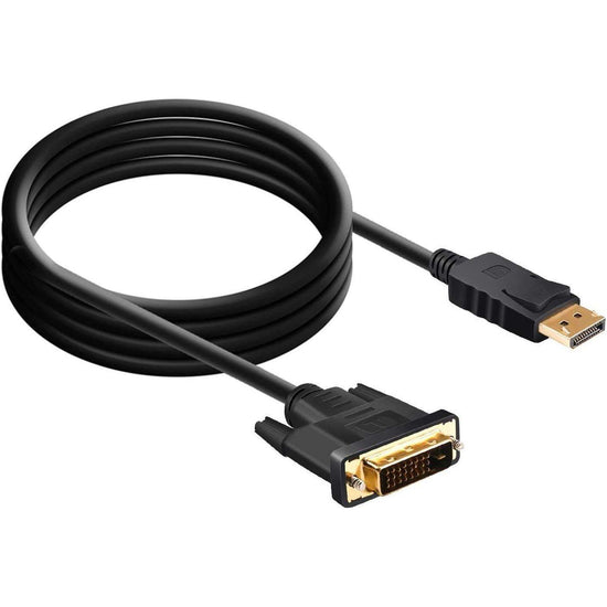 6ft 1.8M Display Port DP To Dual Link DVI-D 24+1 Pin Male Gold Connection Cable - Magdasmall