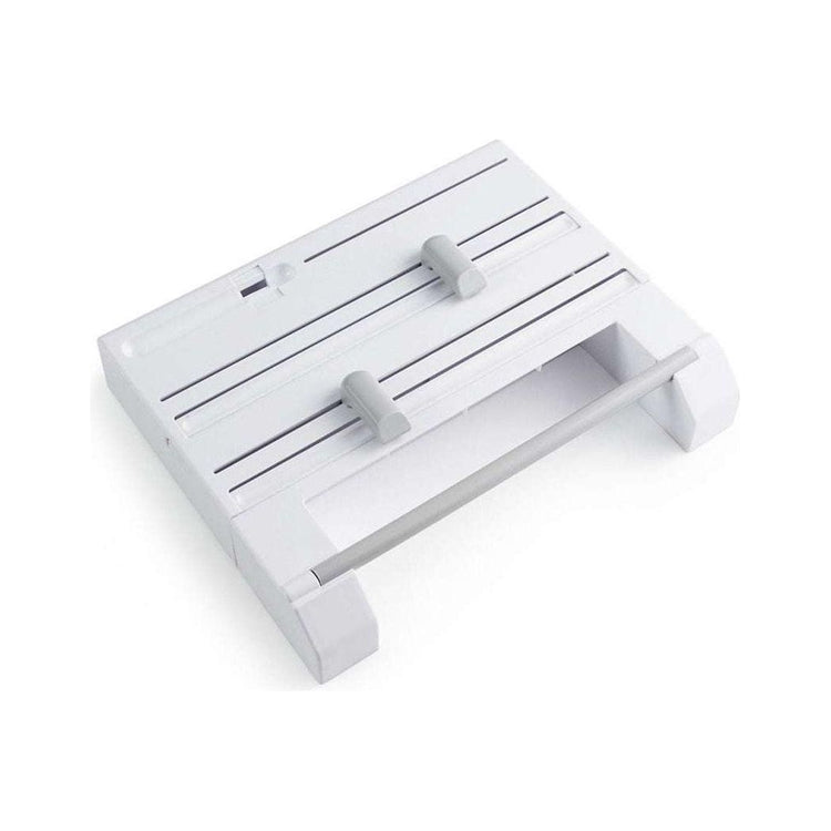 6in1 Wall Mounted Kitchen Rack Towel Holder Foil Roll Organizer Film Dispenser - Magdasmall