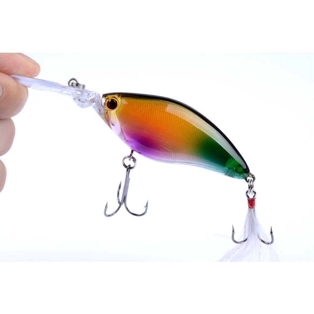 6x 11cm Popper Crank Bait Fishing Lure Lures Surface Tackle Saltwater - Magdasmall