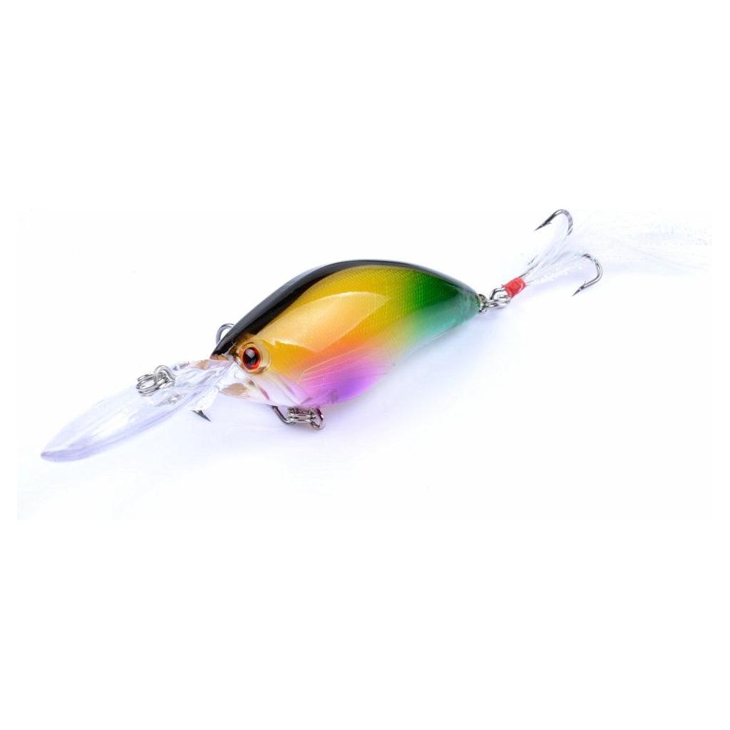6x 11cm Popper Crank Bait Fishing Lure Lures Surface Tackle Saltwater - Magdasmall