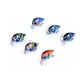 6x 3cm Popper Crank Bait Fishing Lure Lures Surface Tackle Saltwater - Magdasmall