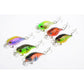 6x 4.5cm Popper Crank Bait Fishing Lure Lures Surface Tackle Saltwater - Magdasmall