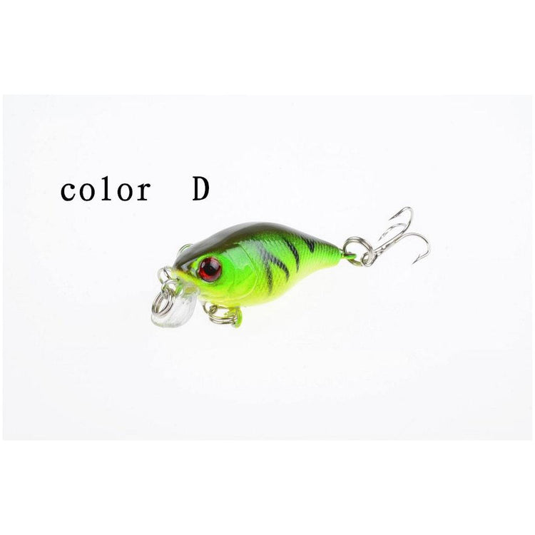 6x 4.5cm Popper Crank Bait Fishing Lure Lures Surface Tackle Saltwater - Magdasmall