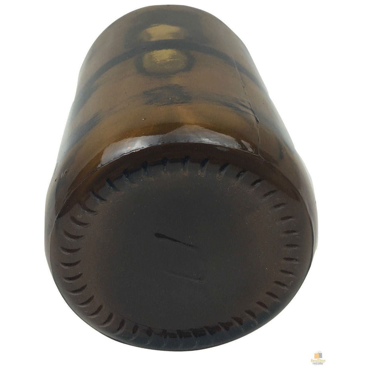 6x 600ml Amber Glass Bottle Cosmetic Essential Oil General Purpose Storage - Magdasmall