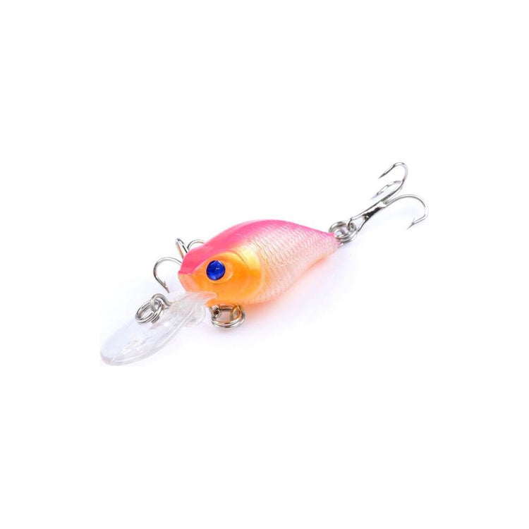 6x 6cm Popper Crank Bait Fishing Lure Lures Surface Tackle Saltwater - Magdasmall