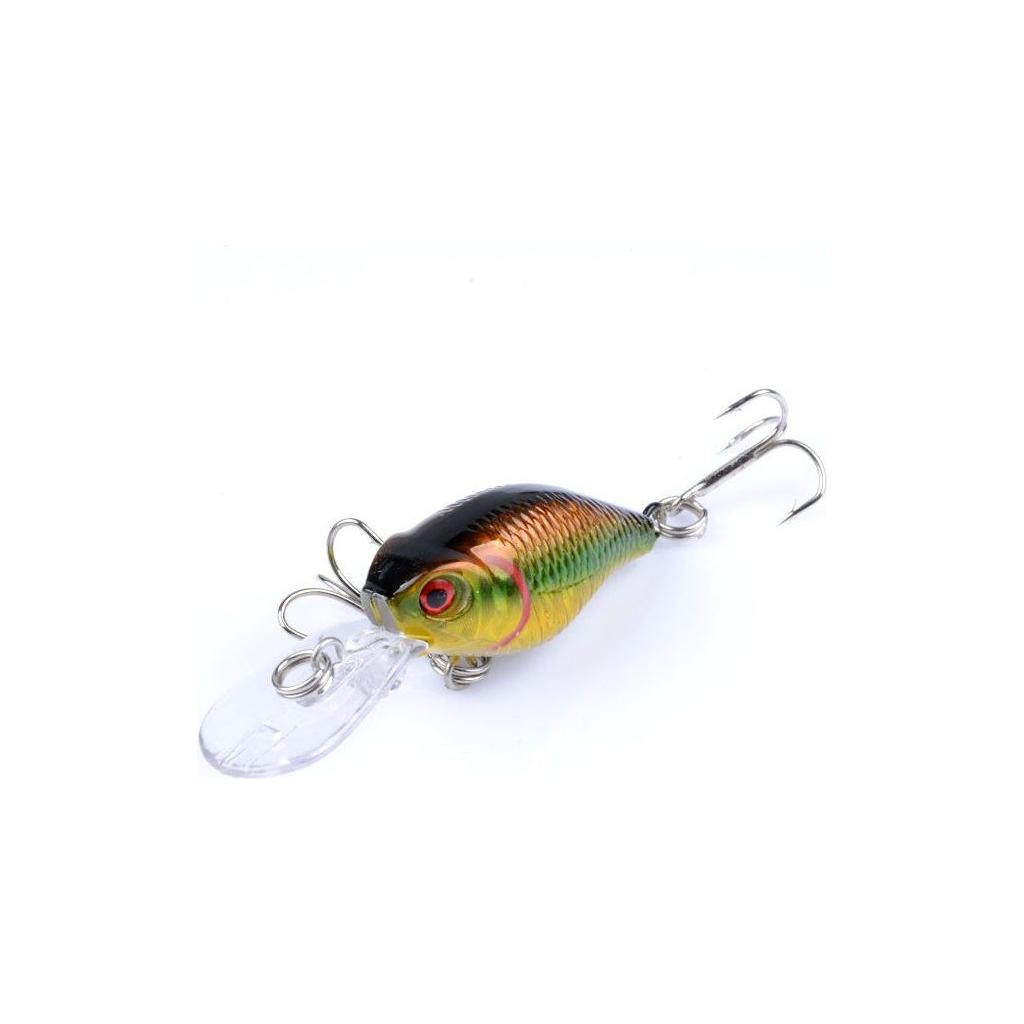 6x 6cm Popper Crank Bait Fishing Lure Lures Surface Tackle Saltwater - Magdasmall