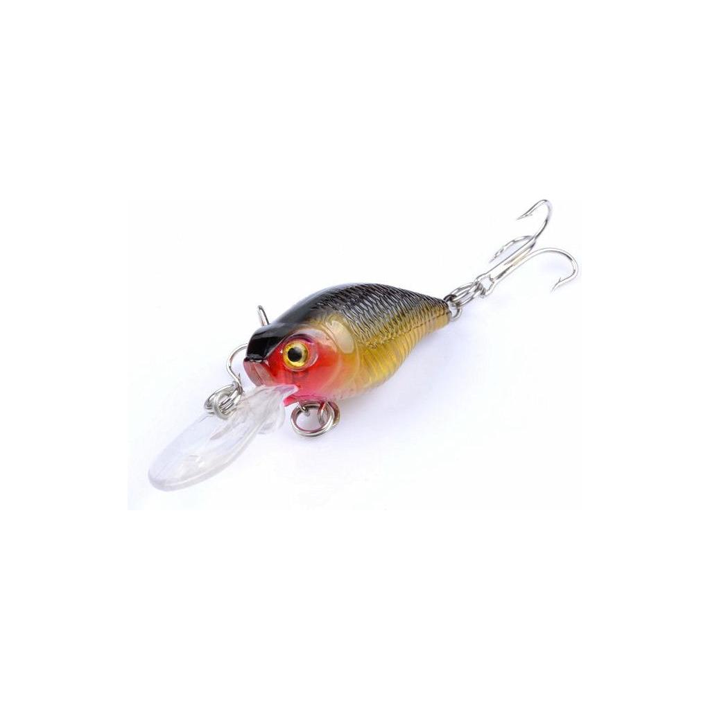 6x 6cm Popper Crank Bait Fishing Lure Lures Surface Tackle Saltwater - Magdasmall