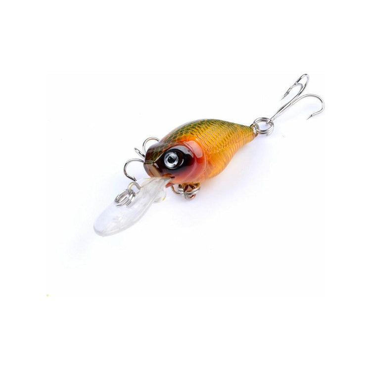 6x 6cm Popper Crank Bait Fishing Lure Lures Surface Tackle Saltwater - Magdasmall