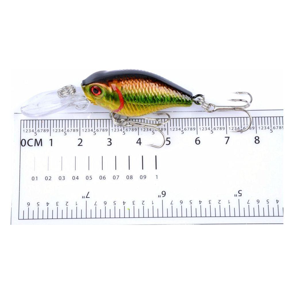 6x 6cm Popper Crank Bait Fishing Lure Lures Surface Tackle Saltwater - Magdasmall