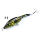 6x 9.5cm Vib Bait Fishing Lure Lures Hook Tackle Saltwater - Magdasmall