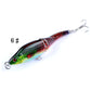 6x 9.5cm Vib Bait Fishing Lure Lures Hook Tackle Saltwater - Magdasmall