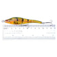 6x 9.5cm Vib Bait Fishing Lure Lures Hook Tackle Saltwater - Magdasmall