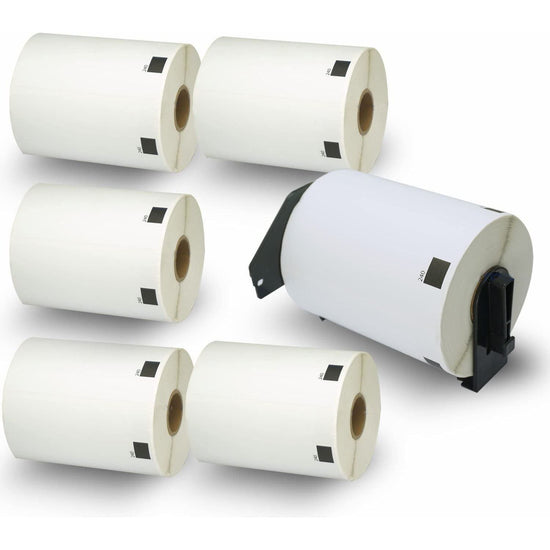 6x DK11240 DK 11240 Thermal Labels For Brother QL500 QL 560 570 580N 1060N ETC - Magdasmall