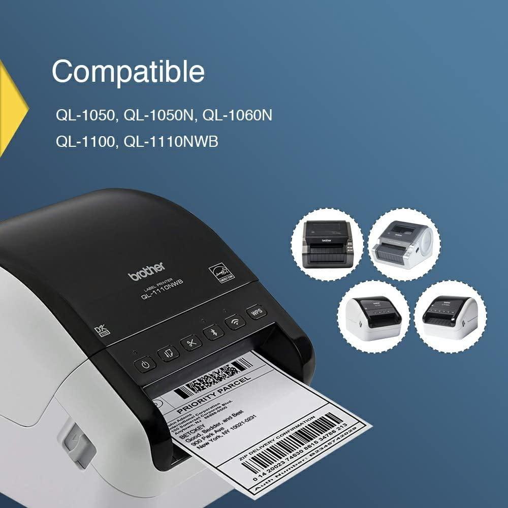 6x DK11240 DK 11240 Thermal Labels For Brother QL500 QL 560 570 580N 1060N ETC - Magdasmall