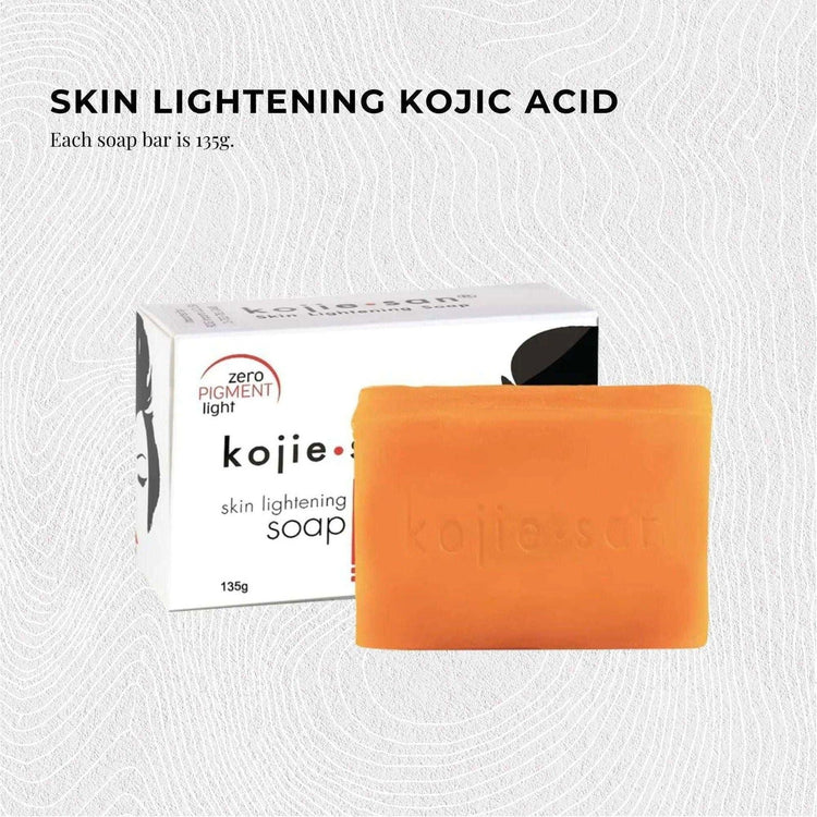 6x Kojie San Soap Bar - 135g Skin Lightening Kojic Acid Natural Original Bars - Magdasmall
