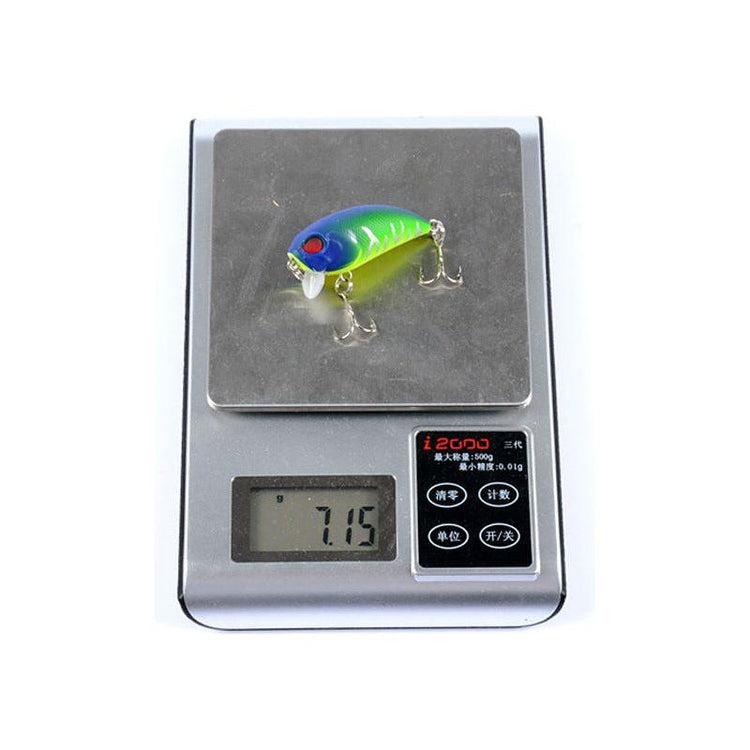 6x Popper Crank 5.1cm Fishing Lure Lures Surface Tackle Fresh Saltwater - Magdasmall