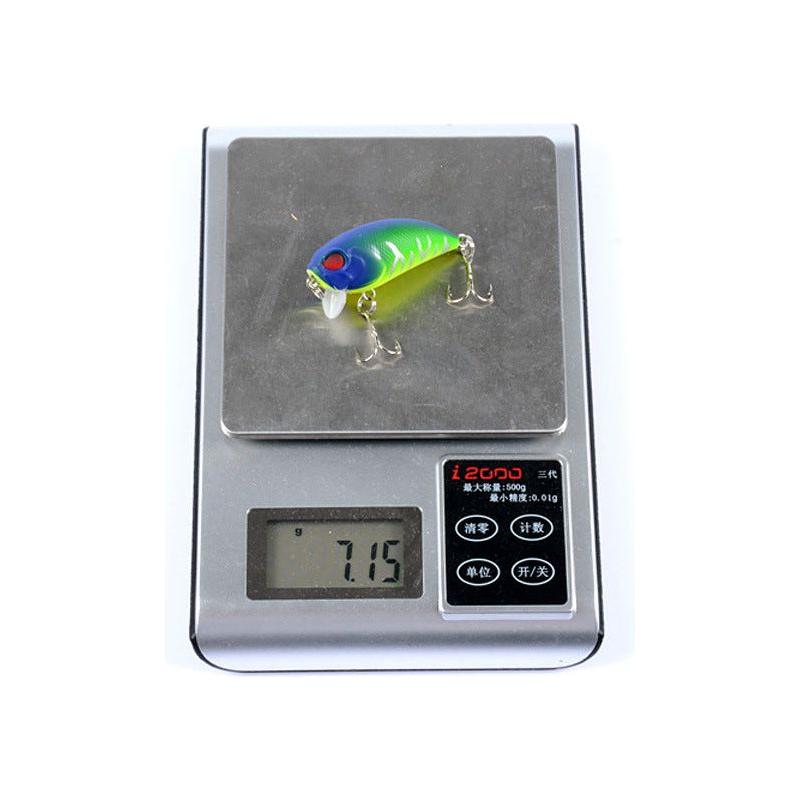 6x Popper Crank 5.1cm Fishing Lure Lures Surface Tackle Fresh Saltwater - Magdasmall