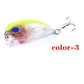 6x Popper Crank 5.1cm Fishing Lure Lures Surface Tackle Fresh Saltwater - Magdasmall