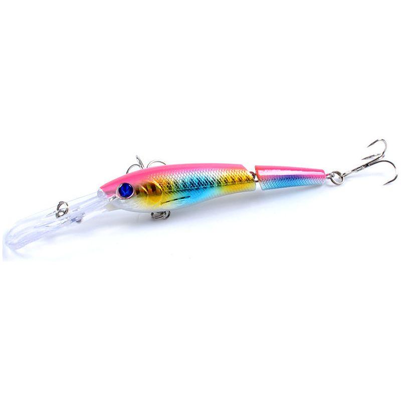 6x Popper Minnow 13.3cm Fishing Lure Lures Surface Tackle Fresh Saltwater - Magdasmall