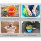 7 Litre Foldable Collapsible Silicone Bucket for Home/Hiking/Camping/Fishing - Green - Magdasmall