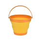 7 Litre Foldable Collapsible Silicone Bucket for Home/Hiking/Camping/Fishing - Orange - Magdasmall