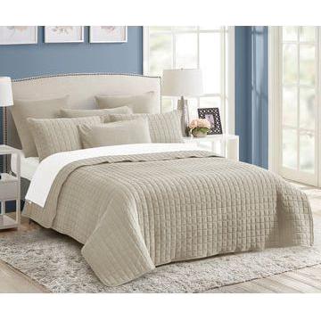 7 piece vintage stone wash comforter set king natural - Magdasmall