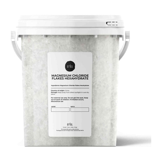 800g Magnesium Chloride Flakes Hexahydrate Tub -  Organic USP Food Grade Salt