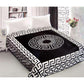 800GSM Luxury Reversible Mink Blanket Greek Key Black Queen 200 x 240 cm - Magdasmall